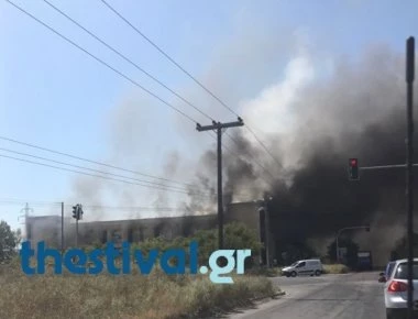 Πυρκαγιά σε εργοστάσιο λιπαντικών στο Λάκκωμα Χαλκιδικής - Άγνωστα τα αίτια